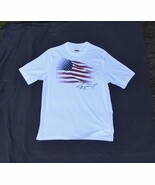 Vintage RARE Greg Norman Shark Tee-Shirt-White w/US Flag &amp; Shark Graphic... - €26,00 EUR