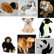 8 Signature Webkinz NO CODE Tiger, White Panda, Beagle Puppy, Camel CHIMPANZEE &amp; - £135.56 GBP