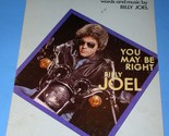 Billy Joel Sheet Music Vintage 1980 You May Be Right - $22.99