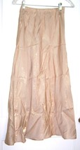 Jessica Howard Gold Metallic Sparkle Skirt Rayon Blend Skirt Sz 6 - $35.99