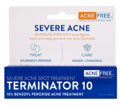 AcneFree Terminator 10 Acne Spot Treatment with Benzoyl Peroxide 30.0ml - $32.99