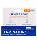 AcneFree Terminator 10 Acne Spot Treatment with Benzoyl Peroxide 30.0ml - £25.92 GBP