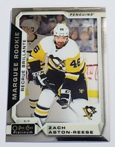 2018 - 2019 Zach ASTON-REESE O-PEE-CHEE Platinum 179 Hockey Card Marquee Rookie - £3.98 GBP