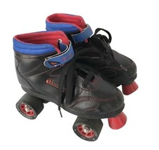 Chicago Skates Childrens Roller Skates Black Blue Rink Kids Youth Sz 4 / 36 Eur - £17.35 GBP