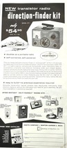 Heathkit Direction-Finder Kit Vintage Print Ad 50s Model DF-1 - $10.48