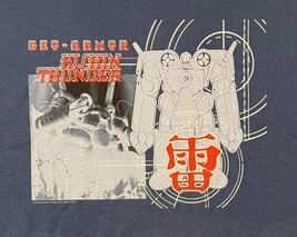 Geo-Armor Kishin Corps Thunder T-Shirt Vintage Anime Mecha Raijin XL Ext... - £37.75 GBP