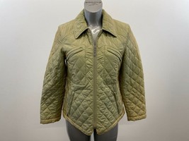 Ann Klein Women’s Lightweight Green Jacket with Pockets Size Medium Nylon  - $9.89