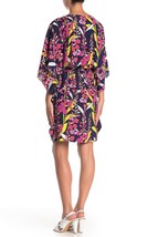 Trina Turk Sz S Sentiment Caftan Dress Floral Butterfly Tunic Cover Up $178 NEW - £31.60 GBP