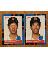 ROBERTO ALOMAR: 1988 Donruss Rookie Set Break #34 Lot of 2 NM/M - $0.99