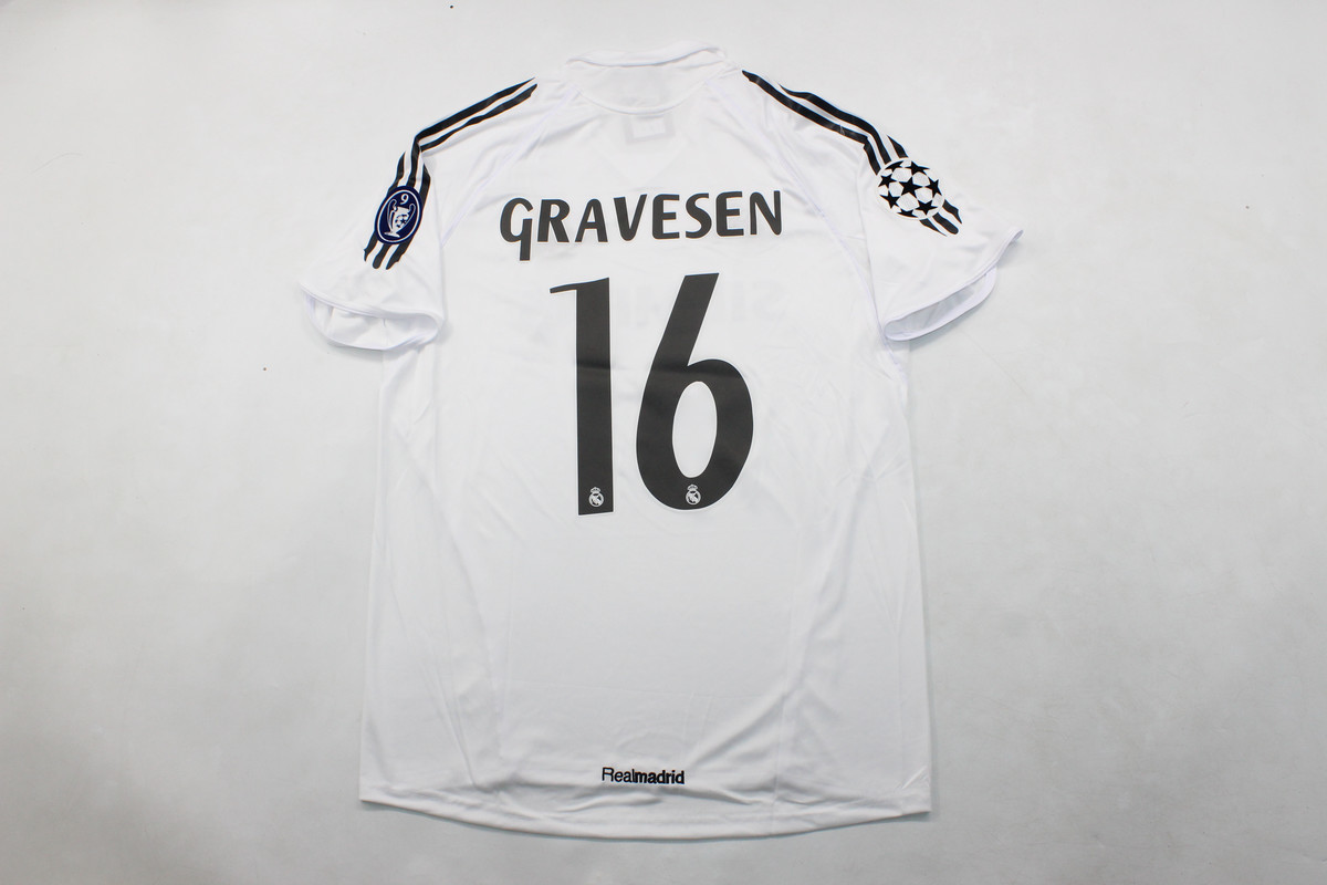 real madrid jersey 2005 2006 shirt gravesen playera chamarra camiseta 05 06 - $85.00