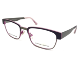 Prodesign denmark Brille Rahmen 1395 C.3531 Grau Schwarz Rosa Quadrat 50... - $46.25