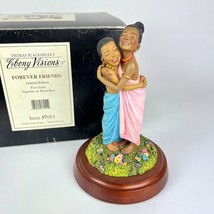 Thomas Blackshear Ebony Visions &quot;FOREVER FRIENDS&quot; L.E. First Issue Sculp... - $262.35
