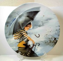 Donald Zolan china Collector Plate Touching the Sky 1982 Pemberton & Oakes 8.5" - £5.25 GBP