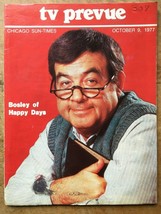 Chicago Sun-Times Tv Prevue | Tom Bosley - Happy Days | October 9, 1977 - £13.82 GBP