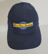 Perris Auto Speedway Black Cap Hat Flexfit California Racetrack Unique Korea S-M - £9.15 GBP
