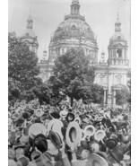 Berlin Cathedral Crowd Declaration War August 1914 8x10 World War I WW1 ... - £6.98 GBP