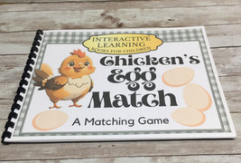 Interactive Learning Books for Children - Chicken’s Egg Match - £15.23 GBP