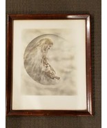 1916 Knaffl &amp; Bro. Print &quot; The Moon Madonna &quot; Mother &amp; Child Crescent Moon - $126.99 CAD