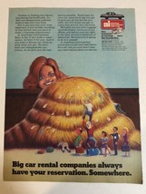1982 American International Rent A Car Vintage Print Ad Advertisement pa15 - £5.44 GBP