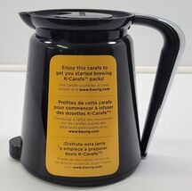 H) Keurig 2.0 Thermal K-Carafe Coffee Pot - Black Silver Handle - $9.89