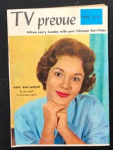 TV PREVUE Chicago Sun-Times digest March 13 1960 Mary Ann Mobley cover photo - £8.03 GBP