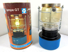 Vintage Camping Gaz Lampe GT Butane Canister Lamp Portable Glass - £15.60 GBP
