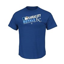 Womens Majestic Kansas City Royals S/S T-Shirt, Blue - £11.95 GBP