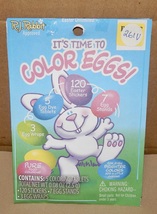 Easter Egg Color Decorating Kit With Dyes &amp; 120 Stickers &amp; Stands NIB 261V - $3.49