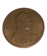 lincoln penny no mint mark U,S. rare Coin 1991 - £110.89 GBP