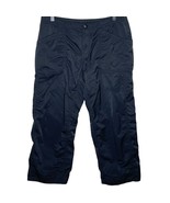MOUNTAIN HARDWEAR black nylon crop pants capris size 8 outdoor hiking tr... - $34.27 CAD