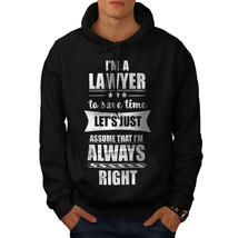 Wellcoda Lawyer Joke Mens Hoodie, Funny Slogan Casual Hooded Sweatshirt - £25.84 GBP+