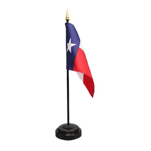 Texas Flag 4X6 Inch Mounted E Gloss - $8.40