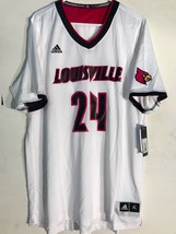 Adidas NCAA Jersey Louisville Cardinals #24 White sz S - £16.81 GBP