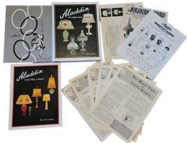 Aladdin Lamps Catalog Lot Newsletters Book the Magic Name in Lamps JW Courter - £74.77 GBP