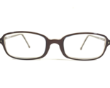 Vintage La Eyeworks Gafas Monturas PAL 282 Marrón Azul Rectangular 45-17... - $64.89