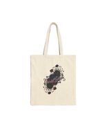 Dark Floral Art Print Tote | Soft Gothic Florals, Moody Botanical Design - $20.99+