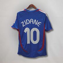 France 2006/07 Home Short Sleeve Shirt Name Set ZIDANE#10 - €29,87 EUR