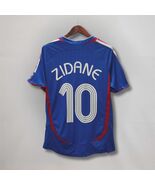 France 2006/07 Home Short Sleeve Shirt Name Set ZIDANE#10 - $33.25