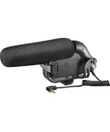 Camera-Mounted Pistola Micrófono Condensador - Negra - $37.60