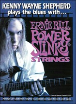 Kenny Wayne Shepherd 1996 Ernie Ball guitar strings advertisement 8x11&quot; ... - £3.30 GBP