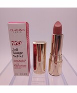 Clarins Joli Rouge Velvet Matte Moisturizing Lipstick 758v SANDY PINK - $20.81 CAD