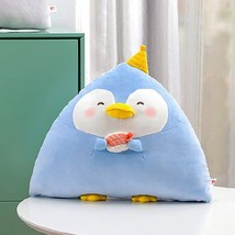 MINISO Sushi Triangle Pillow (Penguin) 16.5&quot; Stuffed Animal Toys Pillow Plushies - £39.31 GBP
