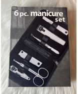 6 PCS Manicure Tools Set - Nail File/Clippers/Cleaner/scissors/Tweezer - $113.53 MXN