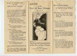 Guide to the Port of New Orleans Louisiana 1930&#39;s Seymour Weiss - £30.03 GBP