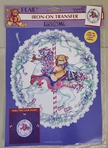 Lucy &amp; Me Lucy Rigg Teddy Bear On Carousel Iron On 1994 Transfers  57630 - £6.16 GBP
