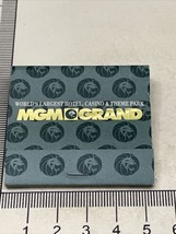 Matchbook Cover  MGM GRAND  World’s Largest Hotel, Casino &amp; Theme Park  gmg - £9.89 GBP