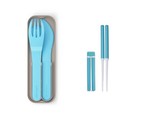 MONBENTO Cutlery Biodegradable Blue Size 2 x 12.5 CM-
show original titl... - £35.57 GBP