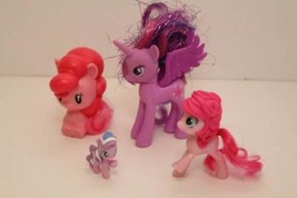 4 My Little Pony Toys McDonald&#39;s Pinkie Pie Friendship Magic Purple Pegasus - $9.87