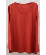 No Boundaries Juniors&#39; Long Sleeve Tee Size XXL (19) Color Orange - $361.46 MXN