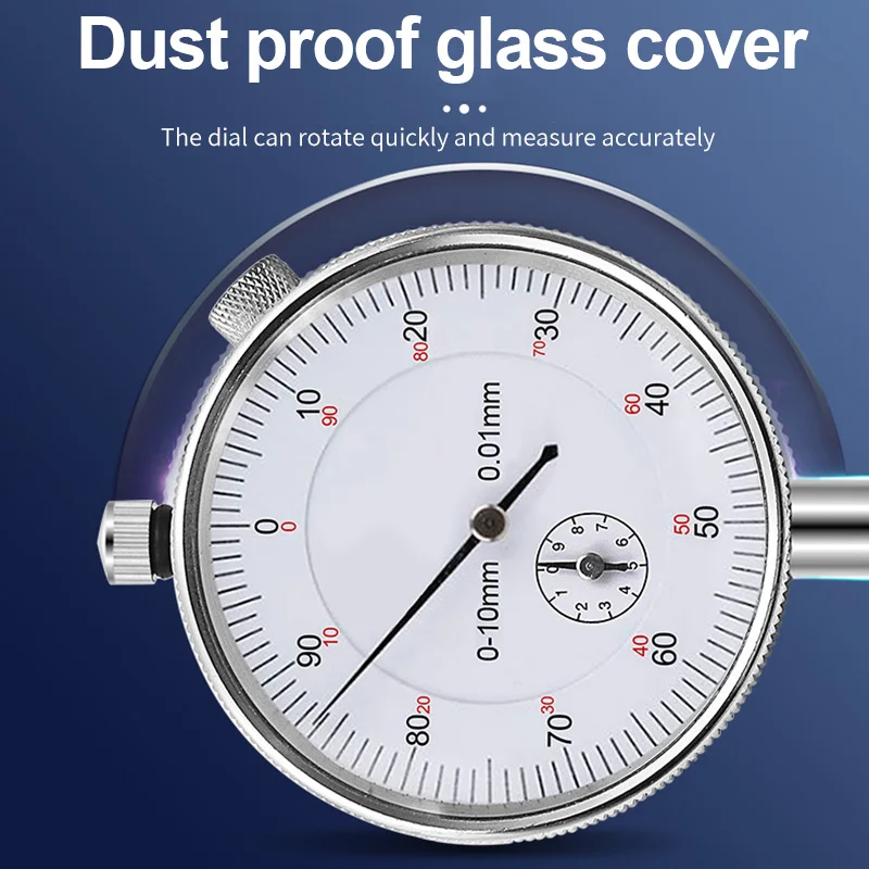Dial Indicator Gauge 0-10mm Meter Precise 0.01 Resolution Concentricity ... - $3,998.48 MXN